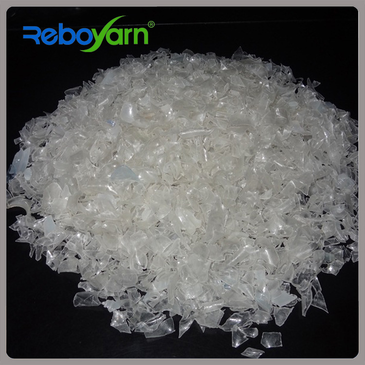 Hot Washed Filament Grade PET Bottle Scraps Clear White